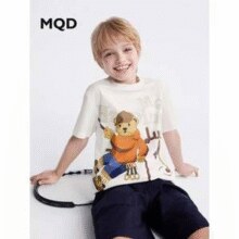 MQD 马骑顿 男童卡通小熊短袖T恤（100-160cm）3色￥39.00 2.5折