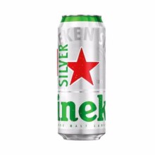 喜力 星银啤酒喜力silver原麦汁9.5°P 500ml*4听 散装19.9元（需从超级补贴进入）