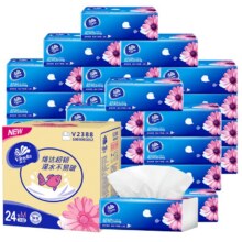 88VIP：维达 超韧抽纸3层120抽24包M码 *3件94.64元（需领券，合31.55元/件）