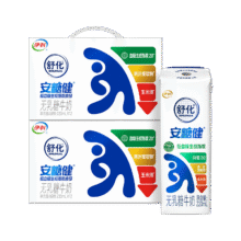 伊利舒化安糖健无乳糖牛奶220ml*12盒*2箱 新老包装混发 礼盒装 三月 药食同源50.9元（需领券）