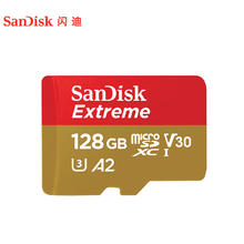 SanDisk Extreme 至尊极速移动系列 MicroSD存储卡 128GB（U3、V30、A2）券后89.9元