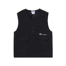 Champion 冠军 刺绣草写LOGO户外风马甲198元