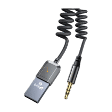 PLUS会员：毕亚兹 AUX车载蓝牙接收器5.3版 USB音频线适配器汽车音乐播放器 免提通话3.5mm普通音箱转无线蓝牙音响21.33元（需领券）