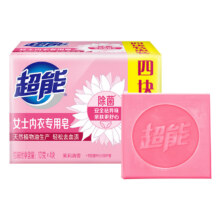 PLUS会员:超能 内衣皂101g*4块3.96元（合0.99元/块）