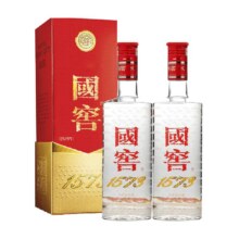 泸州老窖国窖1573 52度白酒375ml*2瓶1348.17元