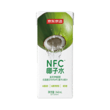 再降价：最后12小时！京东京造 100%NFC椰子水245ml*6盒 天然电解质饮料椰汁果汁无添加糖13.72元/件（需买4件）