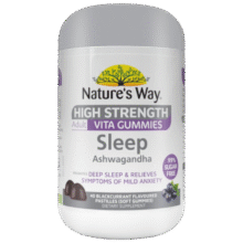 需首购：Nature's Way澳萃维 南非醉茄睡眠软糖40粒/瓶（??双专利sensoril醉茄）53.65元包邮（需试用）
