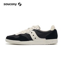 PLUS会员：Saucony 索康尼 BULLET CT复古德式训练鞋男女经典休闲板鞋 黑米215.65元（需领券）