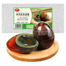 PLUS包邮: 神丹  松花皮蛋  10枚*58g12.43元/件 需领劵 拍2件实付24.86元