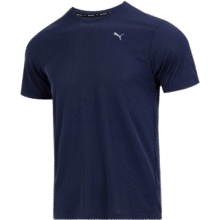 彪马（PUMA）t恤男 夏季新款透气快干健身跑步休闲运动服圆领半袖上衣短袖男 快干透气-简约大气-粗呢蓝 XS 165/88A 推荐体重90-100斤78元