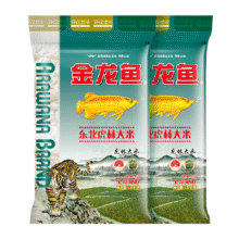 金龙鱼 东北虎林大米5kg*2袋44.79元