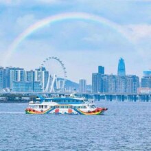 美团【双人套票】上午航班·海上彩虹号邮轮100分钟打卡158