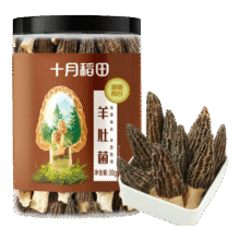 十月稻田 羊肚菌 30g（5-7cm）山珍菌菇干货23.66元