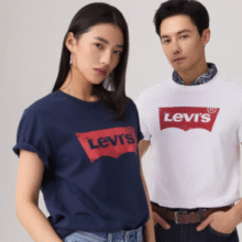 Levi's 李维斯 男士美式宽松印花短袖T恤￥46.05
