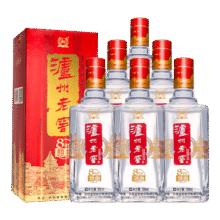 泸州老窖 八年窖头曲 流金版 浓香型白酒 52度500ml 52度 500mL 6瓶509.8元