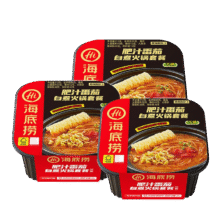 海底捞自热火锅方便即食自热锅夜宵速食免煮学生宿舍部队加班团建露营饭 【3盒】肥汁番茄282g16.15元