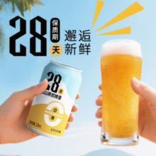 0糖短保！泰山原浆啤酒 28天0糖干啤330mL*12听￥32.43 5.0折