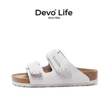 的沃 Devo Life 清仓！17款任选 反绒牛皮软木拖鞋99元