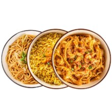 三通食品小龙虾蟹黄拌面多口味合每件18.9元（需领券）