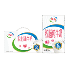 plus会员：伊利 脱脂牛奶 250ml 限：北京、武汉、河北、山西、山东、江西、天津、内蒙35.06元、会员免邮