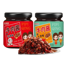 下饭菜 鲜辣牛肉酱五香香辣味鲜拌混合装4瓶装5元（需领券）