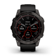 plus会员：GARMIN佳明 Fenix 7 运动手表 010-02540-28 碳黑色 42mm DLC旗舰版2645.2元包邮