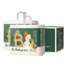 babycare皇室木法沙的王国拉拉裤尿不湿成长裤新升级箱装XXL56片242元（合121元/件）