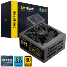 鑫谷（segotep）GM1250W ATX3.1金牌全模组电源（12V-2X6支持5080/5090显卡/全电压宽幅/台式电脑游戏主机箱电源）659元 (月销5000+)