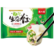 吴大嫂 东北水饺 三鲜(鲜肉 韭菜 虾仁 海参)800g40个 海鲜饺子 速冻71.36元（合8.92元/件）