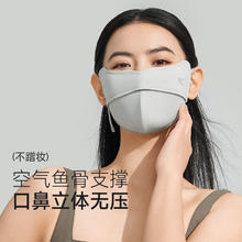 VVC 防晒口罩女防紫外线夏季薄款护眼角面罩透气凉感遮阳口罩(多色可选）10元