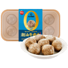 思念潮汕牛肉丸160g约8颗 0反式脂肪火锅食材 关东煮丸子烧烤麻辣烫77.22元（合12.87元/件）