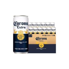 Corona/科罗娜特级啤酒310ml*12听11.3°P墨西哥风味拉格整箱批发66.42元（需领券）