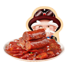 plus、需首购：杨大爷 无烟熏腊肠 500g97.69元（合32.56元/件）