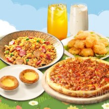 移动端：达美乐 Domino's Pizza 家庭乐享披萨炒饭6件套兑换券·1张 1次券69.9元