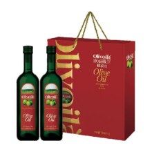 88VIP：欧丽薇兰 橄榄油718ml*2瓶 礼盒装食用油50.76元（需领券），如88vip无9折券53左右