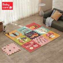 babycare婴儿爬行垫拼接地垫加厚xpe家用可折叠9片58*58*2cm奇洛埃丛林359元 (月销4000+)
