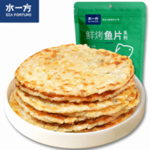 Q弹鲜美！水一方 现烤鱼片 先生鱼片60g等 任选6件￥5.66 比上一次爆料降低 ￥0.17