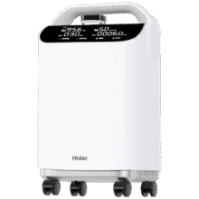 国补：海尔（Haier）5L升医用级制氧机家用老人吸氧机一体机氧气机带雾化新国标505W2023元（需领券）