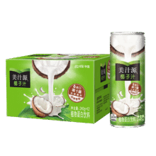可口可乐美汁源【新品】椰汁植物蛋白饮料整箱果味椰子水饮料240g*12瓶 椰子汁240g*12瓶29.9元