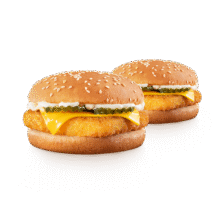 BURGER KING 汉堡王 香脆鳕鱼堡 2份 单次券 到店兑换电子券15.9元