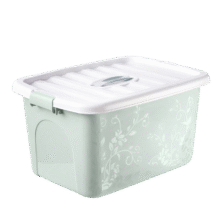 塑料收纳箱储物箱 大号约25L（41*29*23cm） 北欧粉8.5元（需领券）