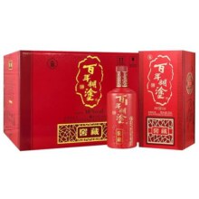 【五粮精酿】百年糊涂52/38度窖藏礼盒浓香型高粱白酒送礼500ml*6273元 (券后省85)