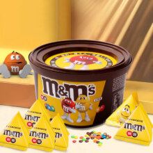 M&M' 畅享牛奶巧克力豆桶 MMS豆花生牛奶10袋碗装135g13.4元/件 需领劵 拍2件实付26.8元 包邮