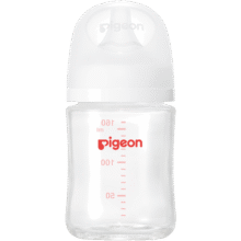 贝亲（Pigeon）新生婴儿 防胀气宽口径玻璃奶瓶 160ml  AA186 S号 1个月+55.48元+5元返卡（需领券）