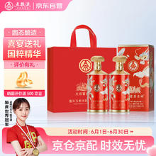 五粮液 WULIANGYE 52度 浓香型白酒 500ml*2瓶 文创豪华521.72元