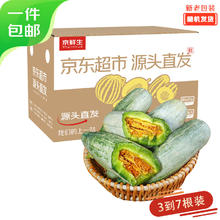 京鲜生 山东羊角蜜甜瓜 净重4.5斤 单果350g+ 水果源头直发券后17.7元