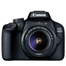 佳能（Canon）EOS 4000D 单反数码相机入门级全自动对焦 单反数码相机 APS-C画幅4000D+18-55mm III套机2299元（需领券）