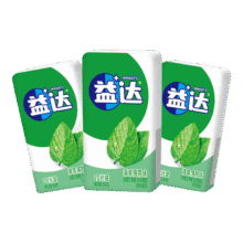 绿箭益达口香糖  益达清爽薄荷味20片装*3盒5.72元包邮
