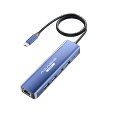阿卡西斯type-C桌面扩展坞HDMI拓展坞USB分线器4K60Hz投屏网口转换器iPadPro苹果Mac转接头1米DS-7HN6M1105.16元（需领券）