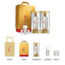 LUZHOULAOJIAO 泸州老窖 特曲晶彩 52%vol 浓香型白酒 500ml*2瓶 精彩时刻礼盒券后410元
